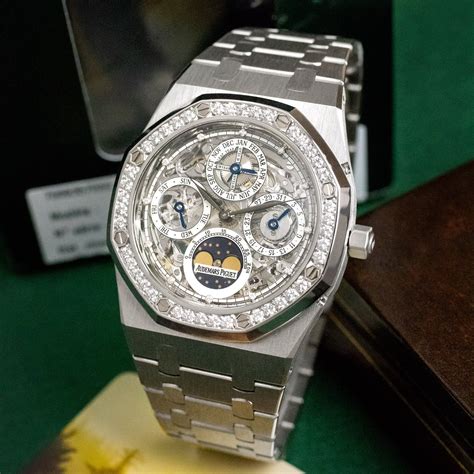 audemars piguet diamonds replica|audemars piguet skeleton diamond.